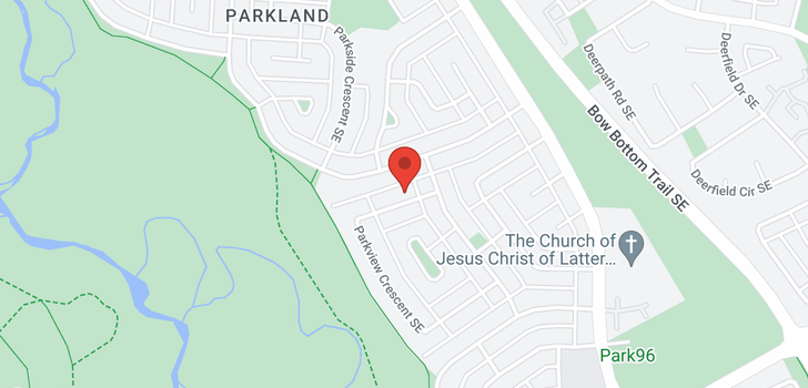 map of 216 PARKVIEW Crescent SE